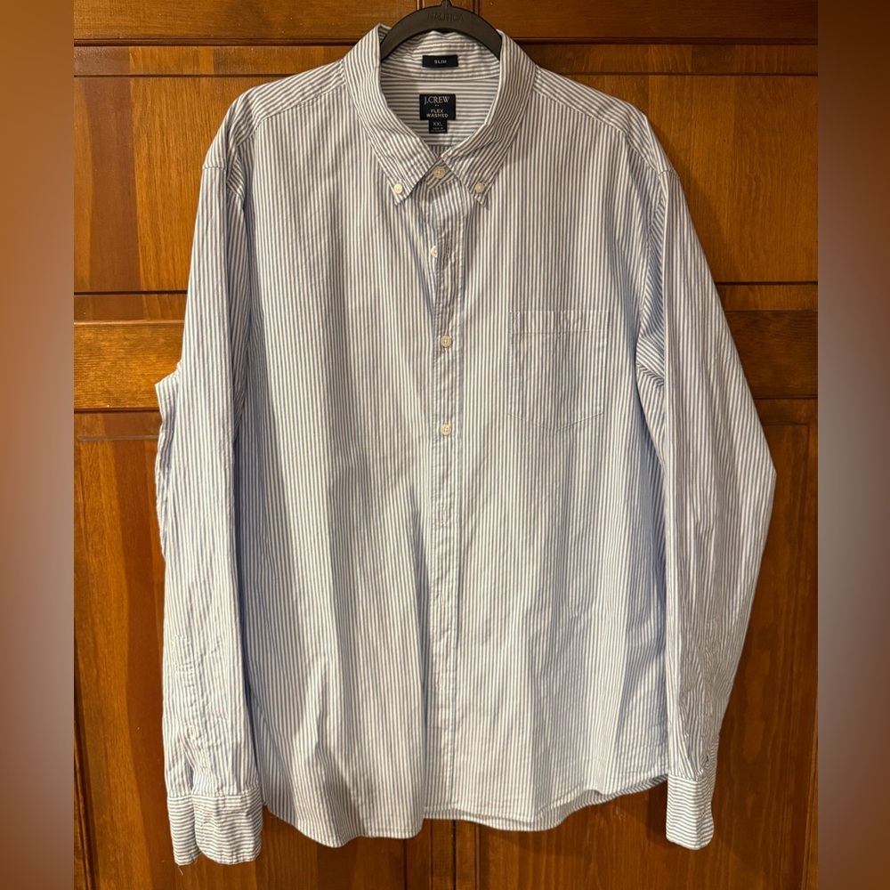 J. Crew Flex Washed Button Down